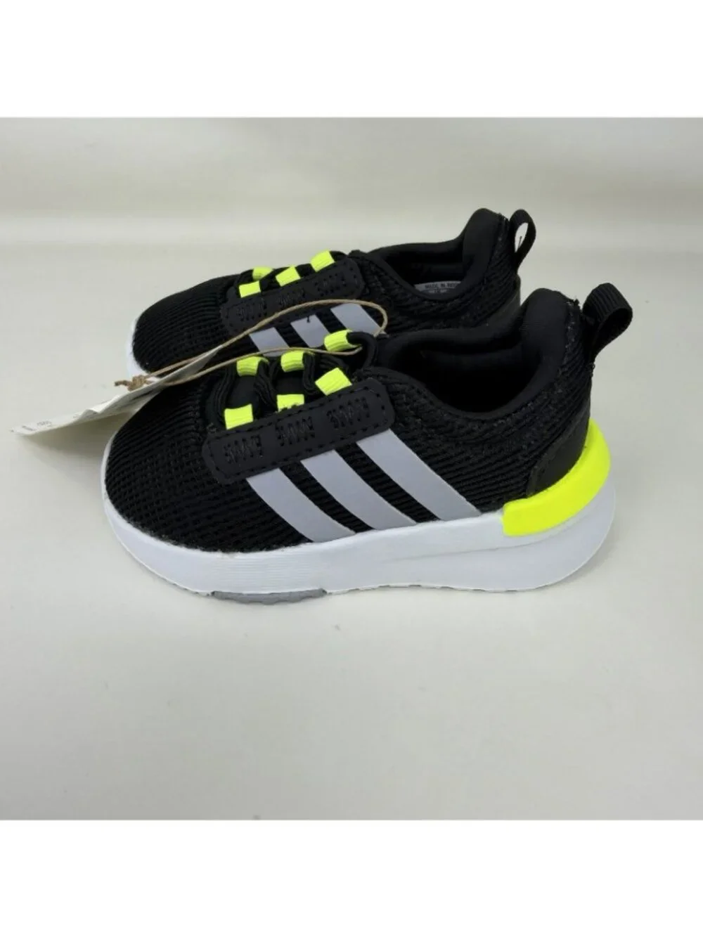 Adidas Racer TR21 Athletic Shoes Black White Toddler Size 4
